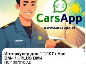 Интеркулер в сборе для护卫舰07 / Han DM-i / 宋PLUS DM-i, оригинал 爱斯达克 (HC-1307010-AD)