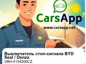 Выключатель стоп-сигнала для BYD Seal / Denza D9 / Denza N7, оригинал (VBH-4134200CZ)
