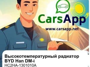 Высокотемпературный радиатор в сборе для BYD Han DM-i, оригинал (HC2HA-1301010A)
