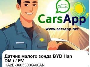 Датчик малого зонда черный для BYD Han DM-i / EV, оригинал (HA2E-3603300G-00AN)
