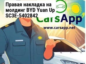 Правая накладка на молдинг BYD Yuan Up SC3E-5402842 (352666159)