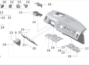 Декоративная крышка датчика температуры внутри X01-53060560 для Lixiang L9 2022-2023