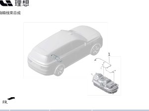 Жгут проводов топливного бака в сборе X01-40100016 для Lixiang L9 2022-2023