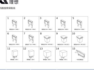 Реле 30A для , электромагнитное реле X01-90000468 для Lixiang L9 2022-2023