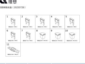 Предохранитель MINI 5А M01-90000383 для Lixiang L9 2022-2023
