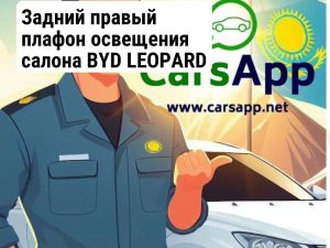Задний правый плафон освещения салона BYD LEOPARD 3, 15671996-00, SGHA-4123080-00A7