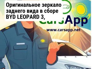 Оригинальное зеркало заднего вида, BYD LEOPARD 3, 17483139-00