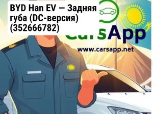 BYD Han EV — Задняя губа (DC-версия)
