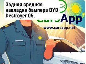 Задняя средняя накладка бампера BYD Destroyer 05, 13530084-00