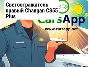 Светоотражатель правый Changan CS55 Plus S203F280503-0900