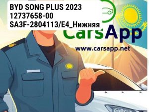 Нижняя часть заднего бампера BYD SONG PLUS, 12737658-00, SA3F-2804113/E4