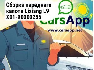 Сборка переднего капота Lixiang L9 X01-90000256