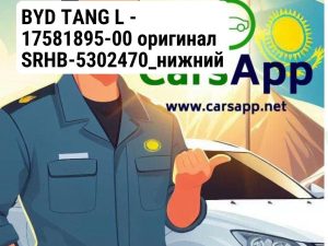 BYD TANG L - 17581895-00 оригинал SRHB-5302470_нижний воздуховод радиатора (в сборе)