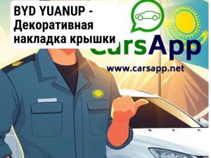 BYD YUANUP -  Декоративная накладка крышки багажника / основа рамки номера 14300096-00