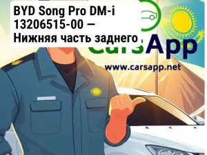 BYD Song Pro DM-i 13206515-00 — Нижняя часть заднего бампера — оригинал