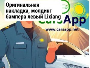 Оригинальная нaкладка, молдинг бампeрa лeвый Lixiаng L9, X01-28030094