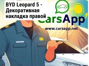 BYD Leopard 5 - Декоративная накладка правой передней колесной арки — оригинал