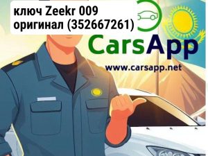 ключ Zeekr 009 оригинал